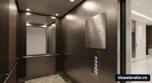 Mẫu bảng hướng dẫn sử dụng thang máy sang trọng lắp đặt trong cabin cao cấp