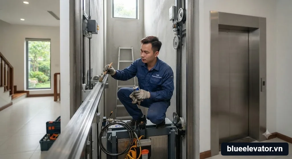 Kiểm tra kỹ thuật và các yếu tố ảnh hưởng trực tiếp đến thang máy có tốn điện không.