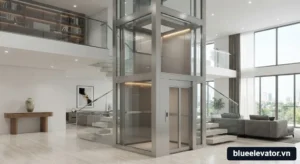 Toàn cảnh dự án Dịch vụ lắp đặt thang máy nhập khẩu cao cấp sang trọng tại không gian nhà phố hiện đại